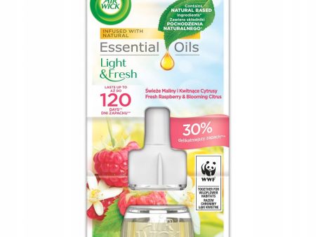 Essential Oils wkład do elektrycznego odświeżacza Świeże Maliny i Kwitnące Cytrusy 19ml For Cheap