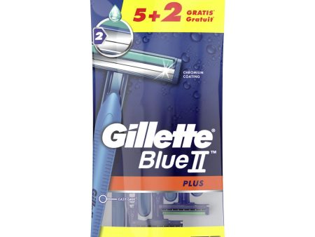 Blue II Plus jednorazowe maszynki do golenia dla mężczyzn 7szt Supply