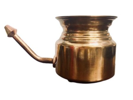 Copper Neti Pot naczynie miedziane do płukania nosa Hot on Sale