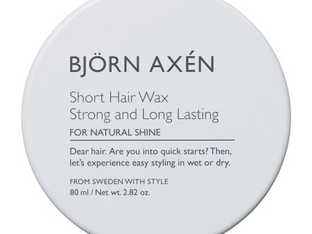 Short Hair Wax mocno utrwalający wosk do włosów 80ml For Discount