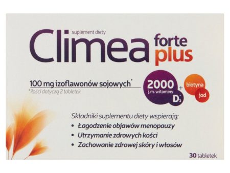 Forte Plus suplement diety łagodzący objawy menopauzy 30 tabletek Hot on Sale