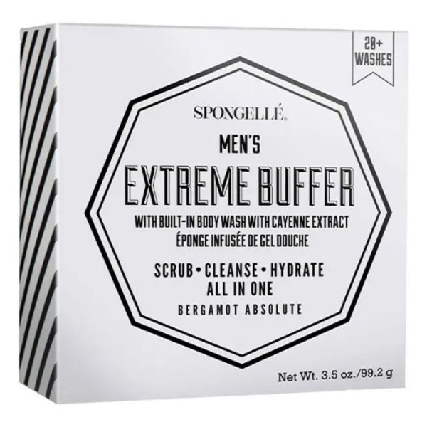 20+ Men s Buffer gąbka nasączona mydłem do mycia ciała Extreme Sale