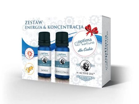 N-Active Oil zestaw olejek eteryczny Energia 10ml + olejek eteryczny Koncentracja 10ml Sale