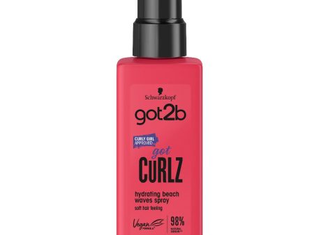 Got Curlz spray do włosów nawilżający i zmiękczający włosy dla efektu plażowych fal 150ml Hot on Sale