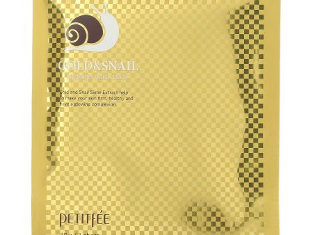 Gold & Snail Hydrogel Mask Pack rozświetlająco-ujędrniająca hydrożelowa maska w płachcie ze złotem i śluzem ślimaka 30g Online