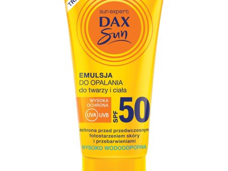 Emulsja do opalania twarzy i ciała SPF50 50ml Discount