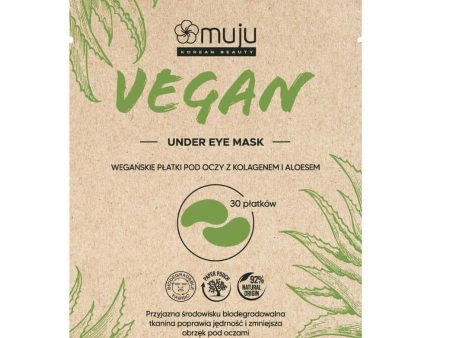 Vegan Under Eye Mask wegańskie płatki pod oczy z kolagenem i aloesem 30szt Fashion