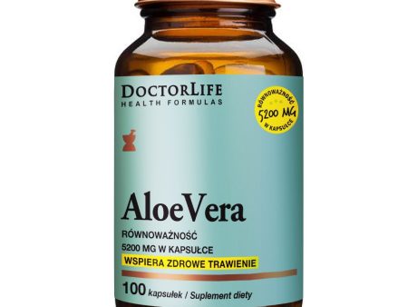 Aloe Vera suplement diety 100 kapsułek Sale