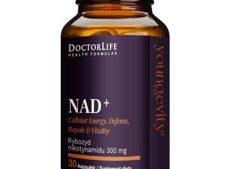 NAD+ Rybozyd Nikotynamidu 300mg suplement diety 30 kapsułek Online Sale