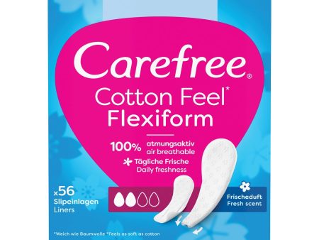 Cotton Feel Flexiform wkładki higieniczne świeży zapach 56szt Supply