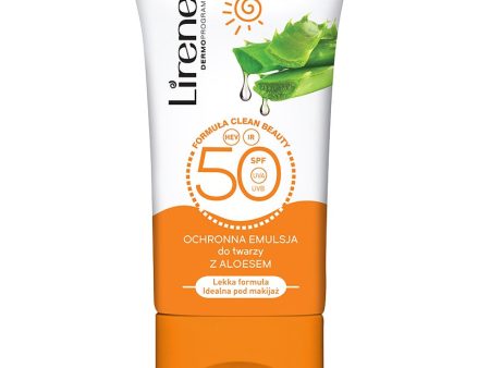 Ochronna emulsja do twarzy z aloesem SPF50 50ml Sale