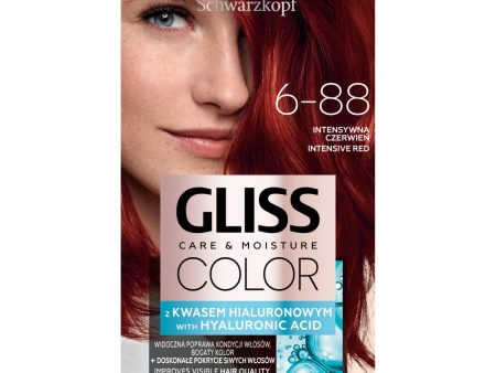 Color Care & Moisture farba do włosów 6-88 Intensywna Czerwień Fashion