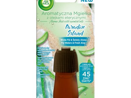 Paradise Island Aromatyczna Mgiełka z Olejkami Eterycznymi wkład do automatycznego odświeżacza Woda Fiji & Świeży Aloes 20ml For Sale