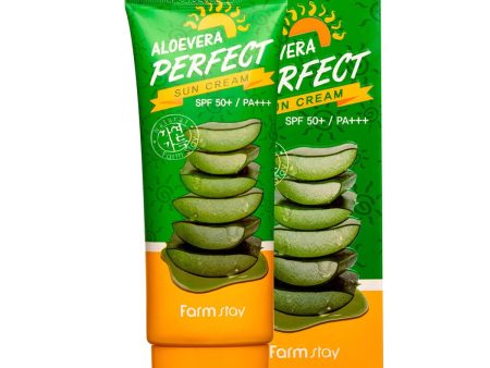 Aloevera Perfect Sun Cream krem przeciwsłoneczny z aloesem SPF 50+ 70g Online Sale