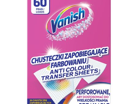 Color Protect chusteczki zapobiegające farbowaniu ubrań 60 prań (30 sztuk) For Cheap