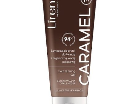 Perfect Tan samoopalający żel do twarzy z organiczną wodą kokosową Caramel 150ml Online Hot Sale