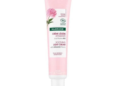 Soothing Light Cream lekki krem łagodzący z organiczną piwonią do skóry wrażliwej 40ml For Cheap