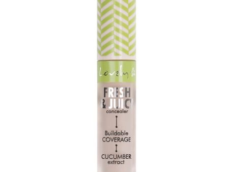 Fresh & Juicy Concealer rozświetlający korektor do twarzy z ekstraktem z ogórka 2 4.8g Supply