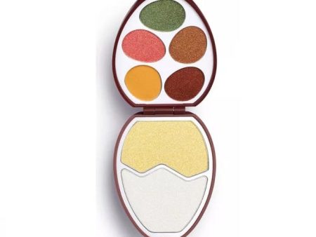 I Heart Revolution Easter Egg Face And Shadow Palette paleta cieni i rozświetlaczy Chocolate 6.7g Supply