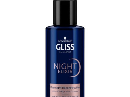 Night Elixir Reconstruction regenerująca kuracja na noc bez spłukiwania do włosów zniszczonych i rozdwojonych końcówek 100ml For Sale