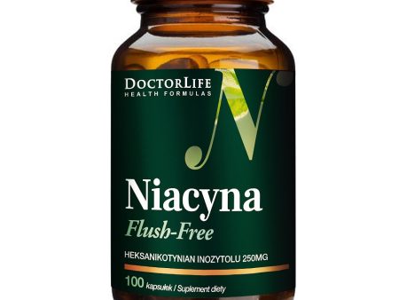 Niacyna Flush-Free suplement diety 100 kapsułek Cheap