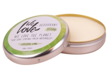 We Love The Planet Deodorant naturalny dezodorant w kremie Luscious Lime 48g For Sale