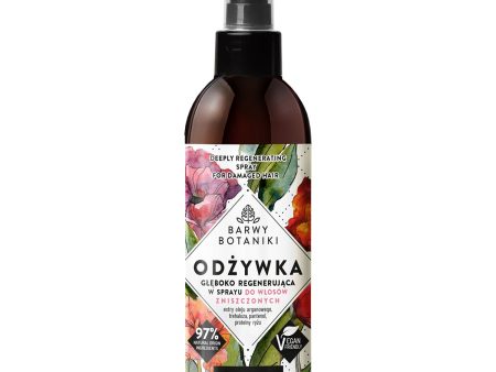 Barwy Botaniki odżywka głęboko regenerująca w sprayu do włosów zniszczonych 250ml Online Hot Sale