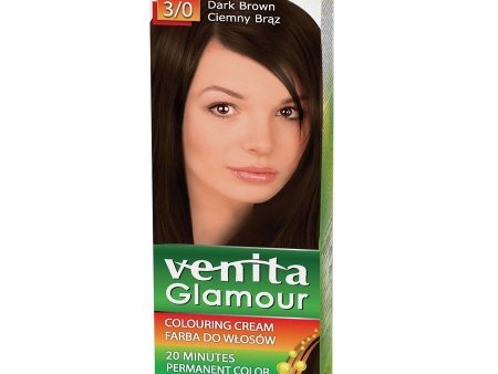 Glamour farba do włosów 3 0 Ciemny Brąz Hot on Sale