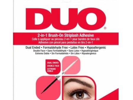 Duo 2-in-1 Brush-On Striplash Adhesive klej do rzęs Dark and Clear 5g Online