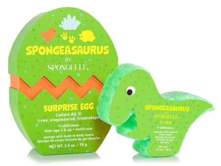 Spongeasaurus gąbka nasączona mydłem do mycia ciała dla dzieci T-Rex Hot on Sale