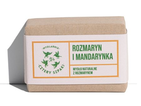 Naturalne mydło w kostce z rozmarynem Rozmaryn i Mandarynka 110g Supply