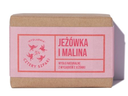 Mydło naturalne w kostce Jeżówka i Malina 110g Online Sale