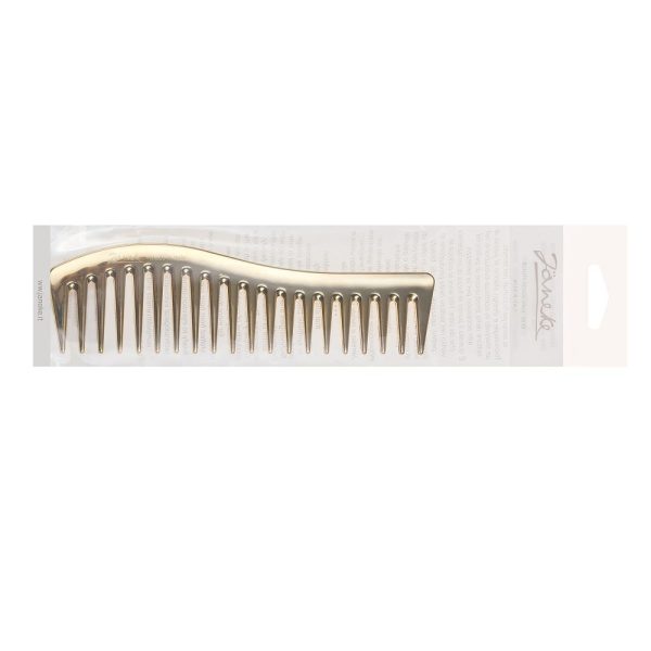 Wavy Comb grzebień do każdego rodzaju włosów Złoty For Discount