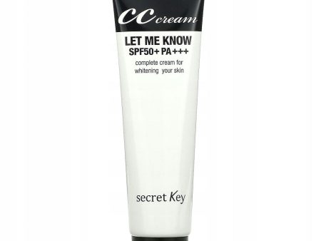 Let Me Know CC Cream nawilżający krem CC SPF50+ PA+++ 30ml Fashion