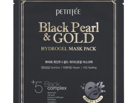 Black Pearl & Gold Hydrogel Mask Pack nawilżająco-odżywcza hydrożelowa maska w płachcie z czarną perłą i złotem 32g Fashion