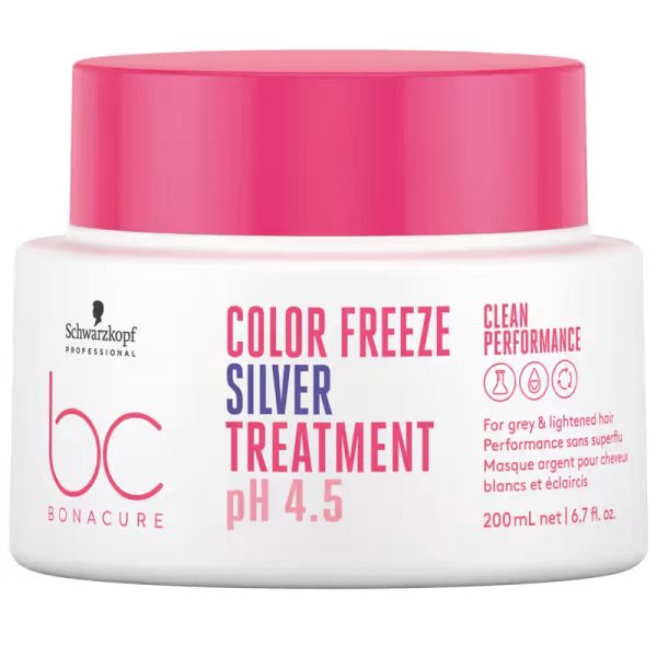 BC Bonacure Color Freeze Silver Treatment intensywnie odbudowująca maska do włosów farbowanych 200ml on Sale