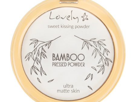 Bamboo Pressed Powder transparenty matujący puder prasowany do twarzy 10g Fashion