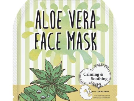 Aloe Vera Face Mask łagodząca maska w płachcie 25ml on Sale