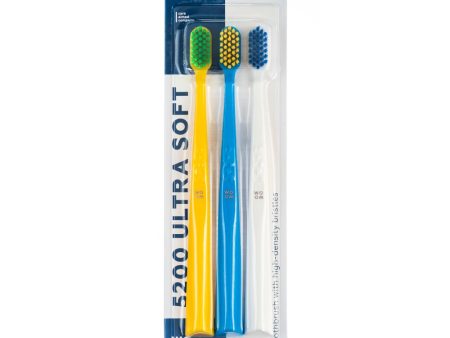 5200 Ultra Soft Toothbrush szczoteczka do zębów z miękkim włosiem 3szt. Cheap