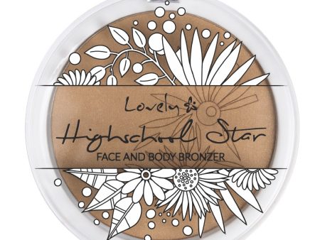 Highschool Star Bronzer satynowy bronzer do twarzy i ciała 16g Hot on Sale