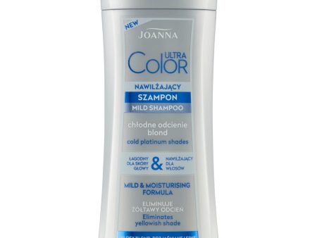 Ultra Color nawilżający szampon chłodne odcienie blond 200ml Online Hot Sale