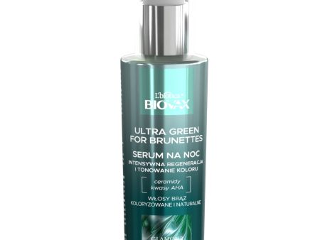 Glamour Ultra Green For Brunettes serum do włosów na noc dla brunetek 100ml Fashion