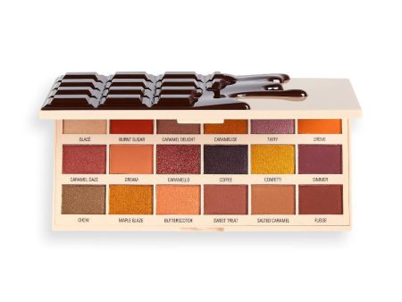 I Heart Revolution Chocolate Eyeshadow Palette paleta cieni do powiek Caramel Nudes 18g Supply