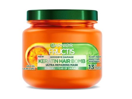 Fructis Goodbye Damage Keratin Hair Bomb odbudowująca maska do włosów 320ml Fashion