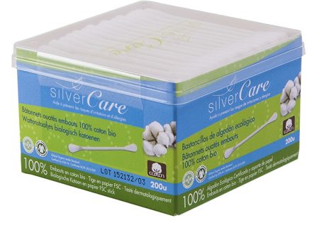 Silver Care patyczki higieniczne do uszu z bawełny organicznej 200szt Supply