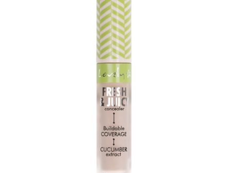 Fresh & Juicy Concealer rozświetlający korektor do twarzy z ekstraktem z ogórka 4 4.8g Online now