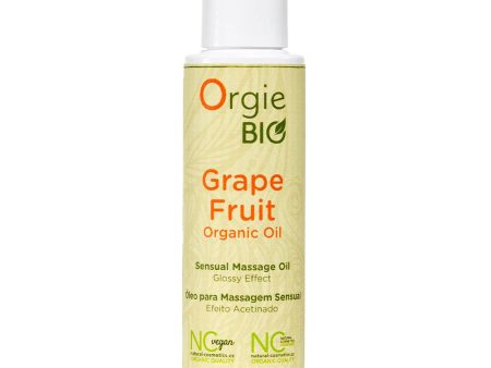 Bio Grape Fruit Organic Oil organiczny olejek do masażu 100ml Hot on Sale