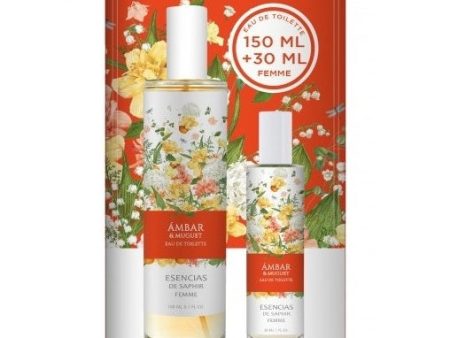 Esencias Ambar & Muguet zestaw woda toaletowa spray 150ml + woda toaletowa spray 30ml Online Hot Sale