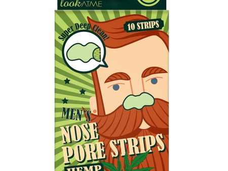 Men’s Nose Pore Strips oczyszczające plastry na nos dla mężczyzn Hemp Seed 10szt. For Cheap