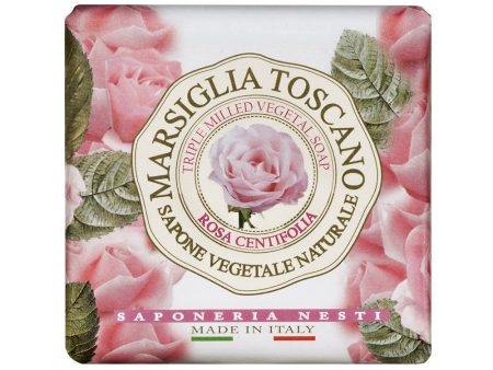 Marsiglia Toscano Rosa Centifolia naturalne mydło toaletowe 200g Sale